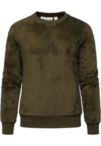 Damen Sweatshirt Teddy Pulli Sweatjacke Plüsch Hoodie Pullover RD-021 - Bild 1 von 11