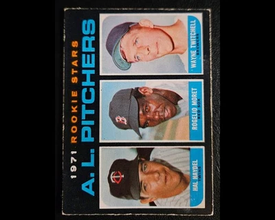 1971 O-Pee-Chee OPC Baseball 692 AL Rookie Pitchers VERY RARE High Number SSP - Image 1 of 2