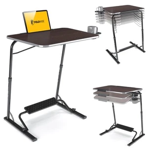 FoldWise Upgraded Folding TV Tray Table - Extra Large & Sturdy Laptop Table f... - Picture 1 of 7