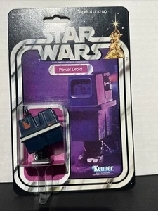 Vintage Recarded Star Wars Power Droid Original Action Figure on custom 21bkcard - Picture 1 of 10