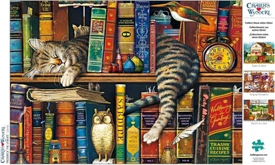 Charles Wysocki - Frederick el alfabetizado - Rompecabezas de 300 piezas grandes - NUEVO Foto 1 de 4