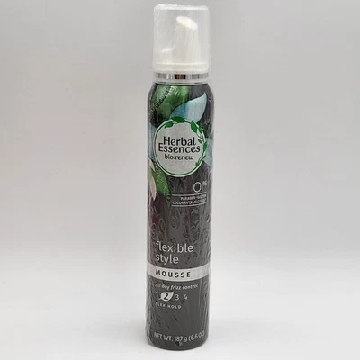 Herbal Essences Flexible Style Mousse All Day Frizz Control 187g, 6.6 Oz Sealed! - Image 1 of 4