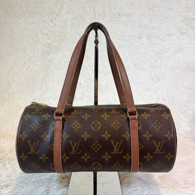 LOUIS VUITTON Monograma Papillon 30 Bolso de Mano Bolso de Mano M51365 Cuero Marrón Foto 1 de 4
