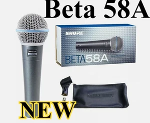 Shure Beta 58A – Supercardioid Dynamic Vocal Microphone with Fast Shipping NEW - Picture 1 of 5