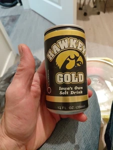 Iowa Hawkeye Gold Softdrink Dose ** 1985 Aluminium Limonadose ** Big Ten ** - Bild 1 von 7