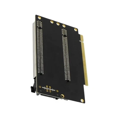 High Speed 1 to 2 Expansion Card Gen3 Split Card Bifurcation x16 to x8x8 - Image 1 of 4