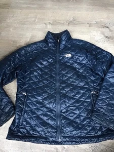 Abrigo acolchado azul chaqueta Thermoball The North Face para mujer talla XL - Imagen 1 de 10
