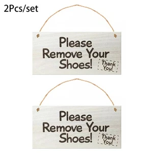 Rustic Wooden Welcome Sign Vintage Style Door Hanging Craft Rope Design - Picture 1 of 5