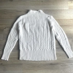 Haven Well Within Kaschmirpullover groß Fischerstil Zopfmuster Stehkragen - Bild 1 von 7