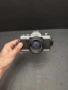 Minolta XG-1 35mm Film SLR Camera Minolta MD Rokkor-X 50mm 1:1.4 Lens UNTESTED - Picture 1 of 11