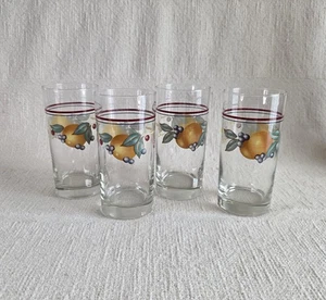 CORELLE New Glasses Iced Tea Boxed VTG 95' "ABUNDANCE" Farmhouse - Picture 1 of 12