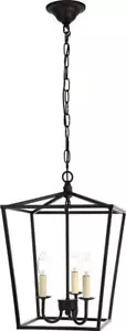 Chandelier MADDOX Transitional Black Wire Metal Candelabra E12 40W - Picture 1 of 1