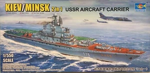 Trumpeter 05207 Kiew/Minsk 2 in 1 USSR Aircraft Carrier 1:550 Neu in OVP