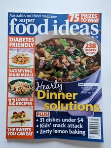 Super Food Ideas Magazine Issue 94 July 2008 GC Australia's No. 1 Food Magazine - Picture 1 of 4