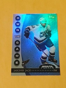 2002-03 Topps Own the Game POINTS Jaromir Jagr Card #OTG5 Washington Capitals