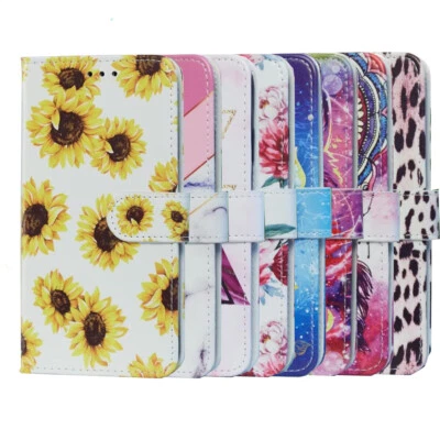 Phone Cover for Huawei P40 Pro P30 P20 P10 P50 Luxury Painted Flip Wallet Case - Image 1 of 4