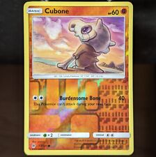Cubone 57/131 NM Reverse Holo Forbidden Light Pokemon Card lonely bones skulls