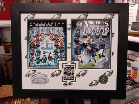 Philadelphia Eagles Nick Foles Super Bowl 54 photo poster rookie card team pin Cover