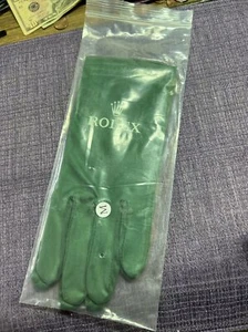 Authentic Rolex Dealer display Green Gloves. Size: M New in bag❗️rare ;classic‼️ - Picture 1 of 6