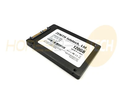 GENUINE ZENITH INTERNAL 120GB 2.5" SATA SSD 9.5MM 3GB/S ZNSM20AE120M4 TESTED - Image 1 of 2
