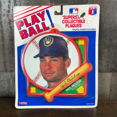 1989 PLAY BALL Tara Superstar Plaques MLB - Paul Molitor Milwaukee Brewers Cover