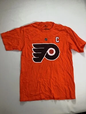 Hombres NHL Fanatics Naranja Manga Corta Philadelphia Flyers Corto Mediano ¡NUEVO! Foto 1 de 4
