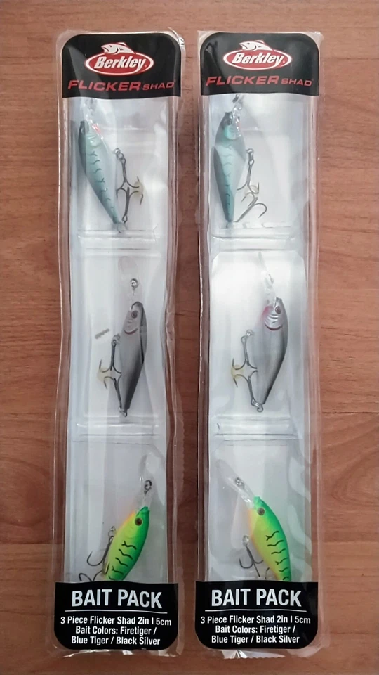 Berkley Flicker Shad Crankbaits Jerkbaits Fishing Lot - 6 Lures - Bass Crappie - Image 1 of 4
