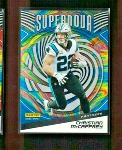Panini Instant Supernova 2021 Christian McCaffrey Panthers Print Run 3357 - Imagen 1 de 2
