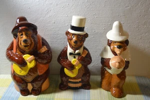 Vintage Walt Disney Productions Country Bear Jamboree 3 Ceramic Figurines - Picture 1 of 9