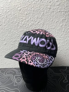 Cappello Hollywood Serigrafato Strapback Nero Taglia Unica Regolabile Robin Rut - Foto 1 di 6