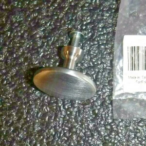 Round Cabinet Knob, Steel, 1 1/4 In L 1WAJ3 (T) - Picture 1 of 5