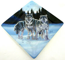 Wolf Plate Mystic Calls Souls Of The Night Al Agnew Bradford Exchange 2007 Rare