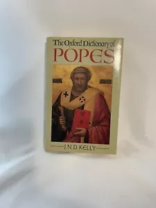 The Oxford Dictionary of Popes by J. N. D. Kelly (1986, Hardcover, Reprint) - Imagen 1 de 1