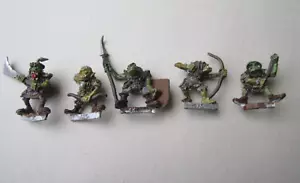 FIGURINE VINTAGE CITTADELLA ORCHI METALLO X 5 - Foto 1 di 2