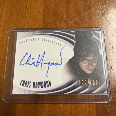 Farscape Through The Wormhole  A63 Chris Haywood as Kyvan Auto Card - Image 1 of 2