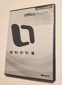 Microsoft Office: Mac 2008 Home Use Program DVD-ROM w/ Product Key - Picture 1 of 2