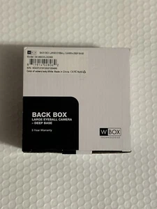 W Box 0E-BBOXLDOME Large Eyeball Camera Back Box - Picture 1 of 7