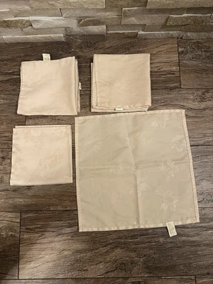Servietten TCM  6 Stück Baumwollmischung in Beige Super Zustand - Bild 1 von 4