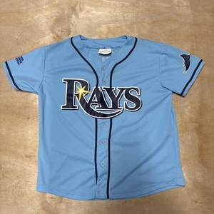 Maglia Kevin Kiermaier Tampa Bay Rays omaggio TGH blu chiaro giovane XL - Foto 1 di 9