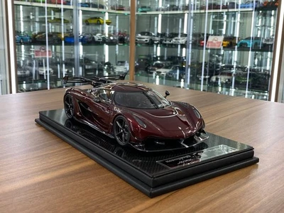 Koenigsegg Jesko FrontiArt Red Tinted Carbon Ltd. Collector Edition [1/18 Resin] - Image 1 of 4