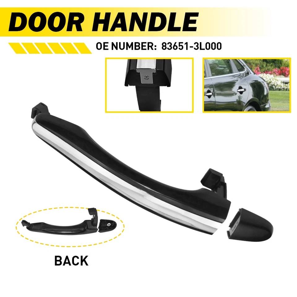 Наружная наружная задняя ручка левая сторона для 2006-2011 83651-3L000 Hyundai Azera - Изображение 1 из 4