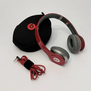 Auriculares Beats Solo HD ROJO Edición Especial con Cable + Estuche + Adaptador USB-C PROBADOS - Imagen 1 de 10