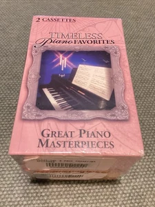 Timeless Piano Favorites Piano Masterpieces Piano Strings Harmony 4 Cassette New - Picture 1 of 3