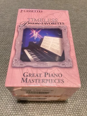 Timeless Piano Favorites Piano Masterpieces Piano Strings Harmony 4 Cassette New - Image 1 of 3