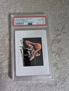 KEVIN DURANT 2020-21 Panini Instant Score The Franchise 1/2269 PSA 10 Pop 4 - Picture 1 of 2
