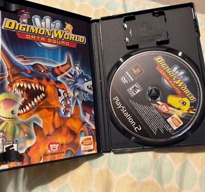 Digimon World: Data Squad (PlayStation 2, 2007) w/ manual (tested) & Stickers  - Image 1 of 4