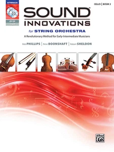 SOUND INNOVATIONS FOR STRING ORCHESTRA-CELLO MUSIC BOOK 2/CD/DVD BRAND NEW SALE! - Picture 1 of 3