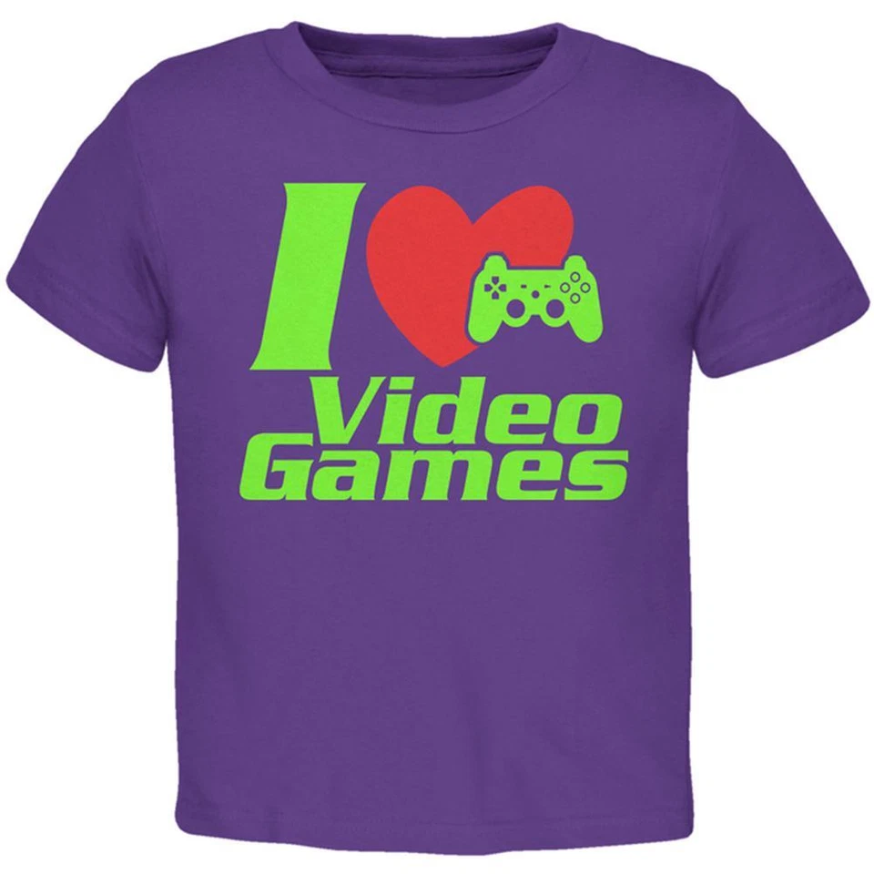 Camiseta para niños pequeños I Heart Video Games Gen 2 Foto 1 de 1