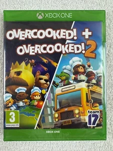 Overcooked! + Overcooked! 2 - Microsoft Xbox One - Region Free - NEW & SEALED - Picture 1 of 2