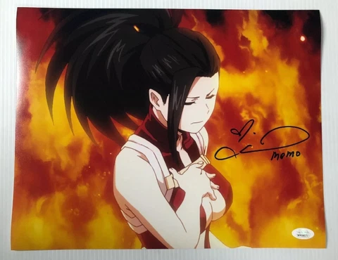 Colleen Clinkenbeard Signed Autographed 11x14 Photo MOMO My Hero Academia JSA 2 Cover